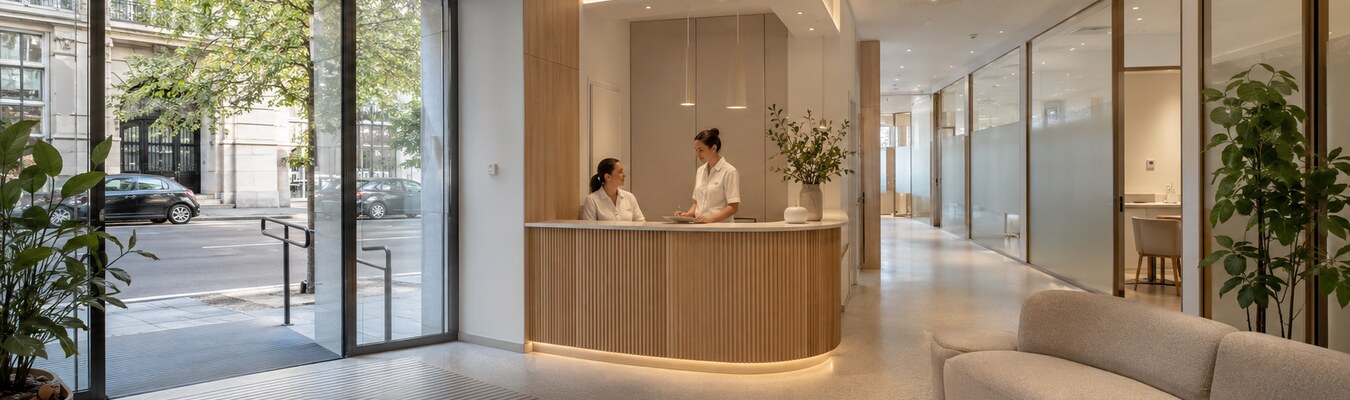 Implantación y reforma de un local para clínica profesional en Madrid