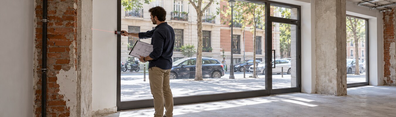 Comprobación de los requisitos de un local en Madrid